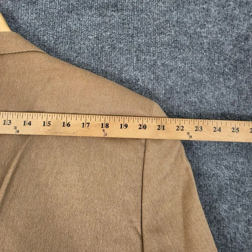 Ermenegildo Zegna Blazer Men 52 Beige Pure Camelhair Sport Coat Business Office